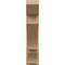 Ekena Millwork 7 1/2-in W x 32-in D x 32-in H Balboa Slat Rough Cedar Woodgrain TimberThane Outlooker, Primed Tan OUTUR075X32X32BOA24RCPR - alternate 3
